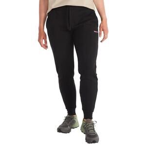 MARMOT Women's Logo Athletic Joggers XS Black Athletic Drawstring Fleece NWT